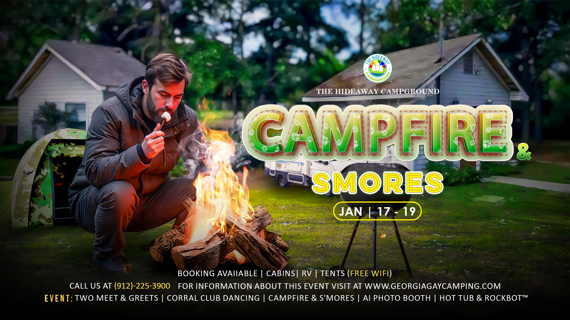 Campfire & Smores poster