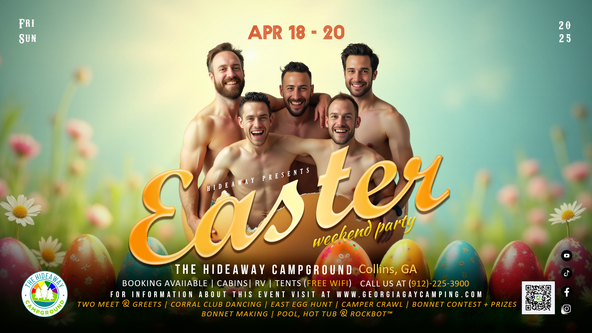 Easter Weekend party poster