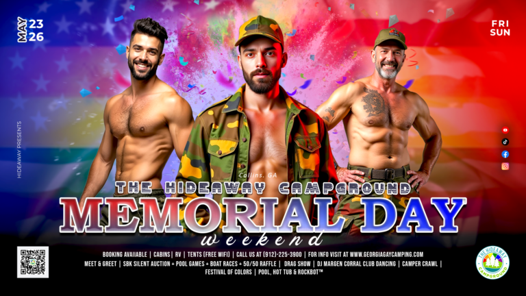 Memorial Day party poster