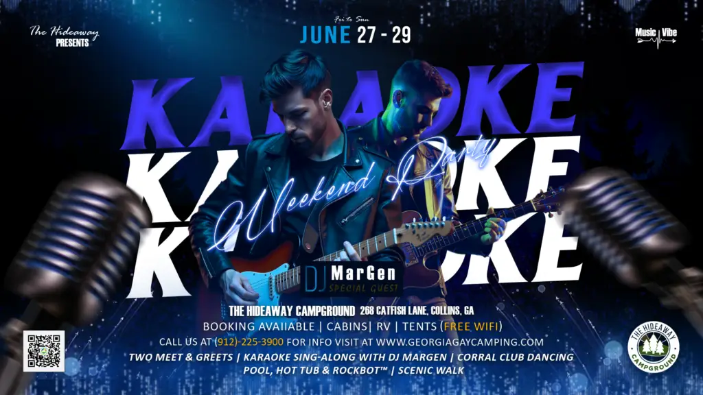 Karaoke Weekend party poster