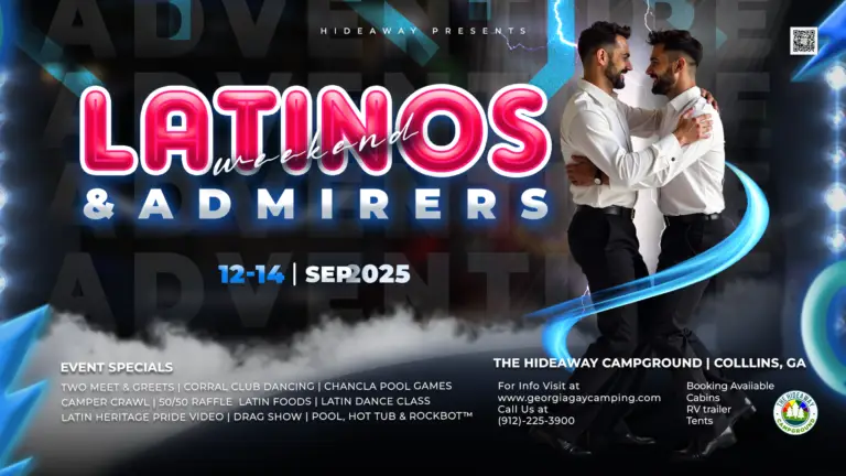 Latinos & Admirers Adventure party poster