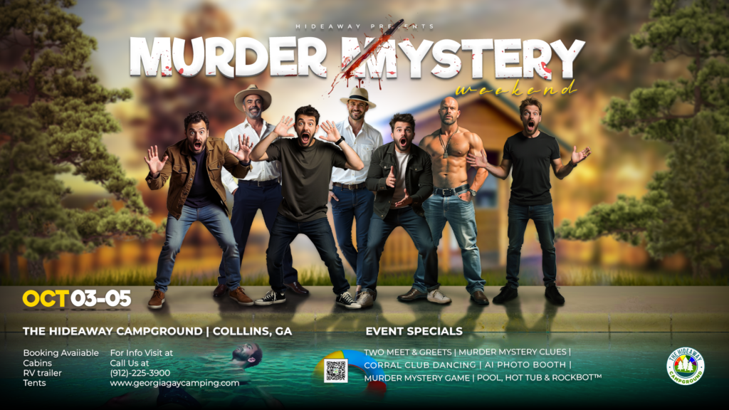 Murder Mystery Weekend party poster