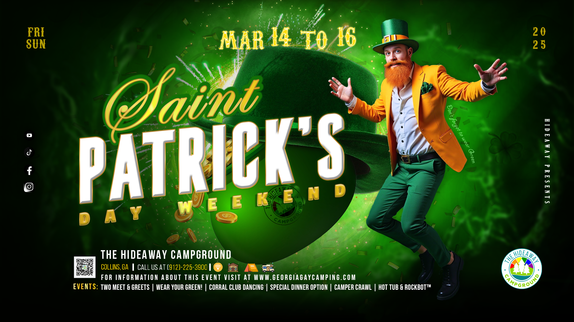 St. Patrick's Weekend party poster