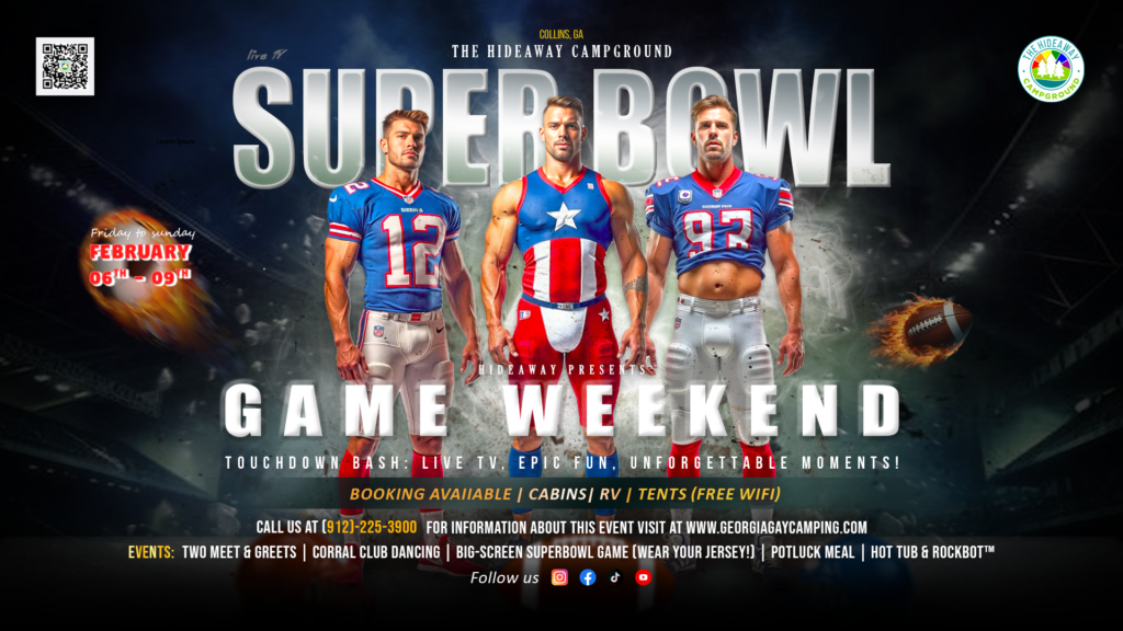 Super Bowl Weekend party poster