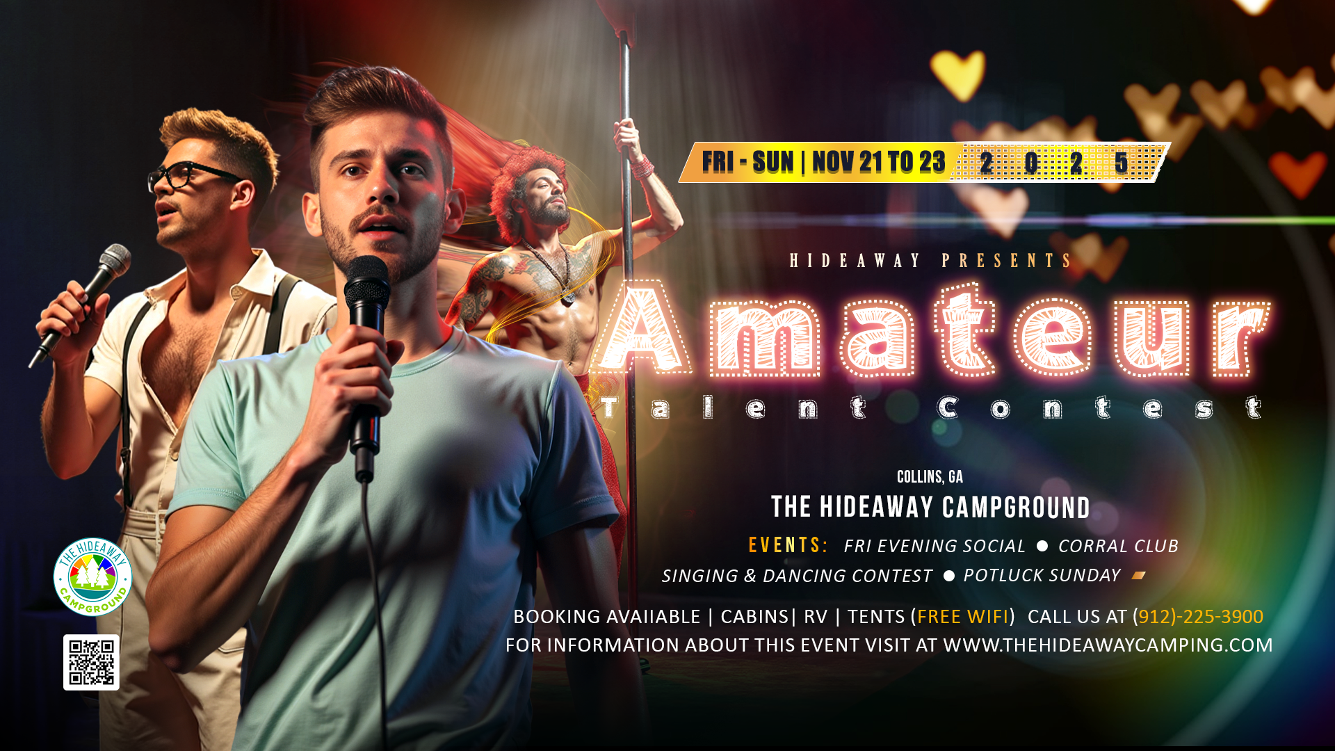 Amateur Talent Contest party poster